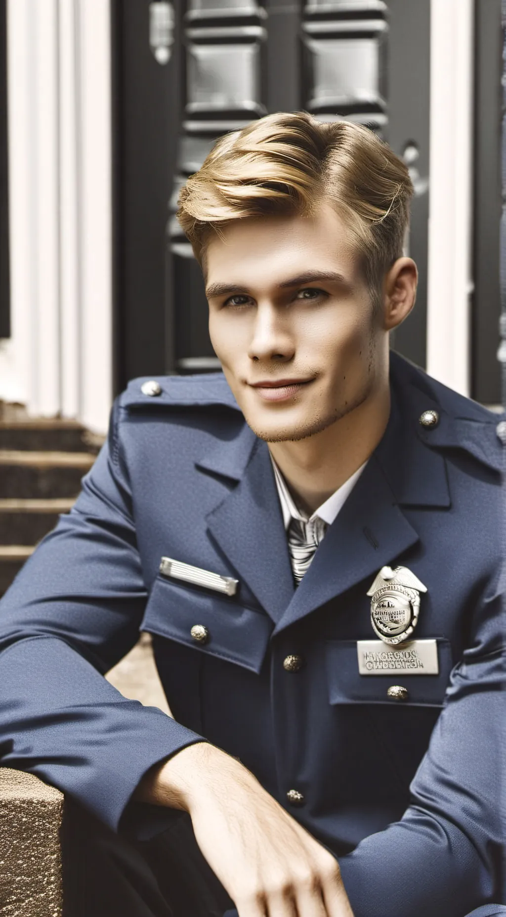 ai character: Officer Adam background