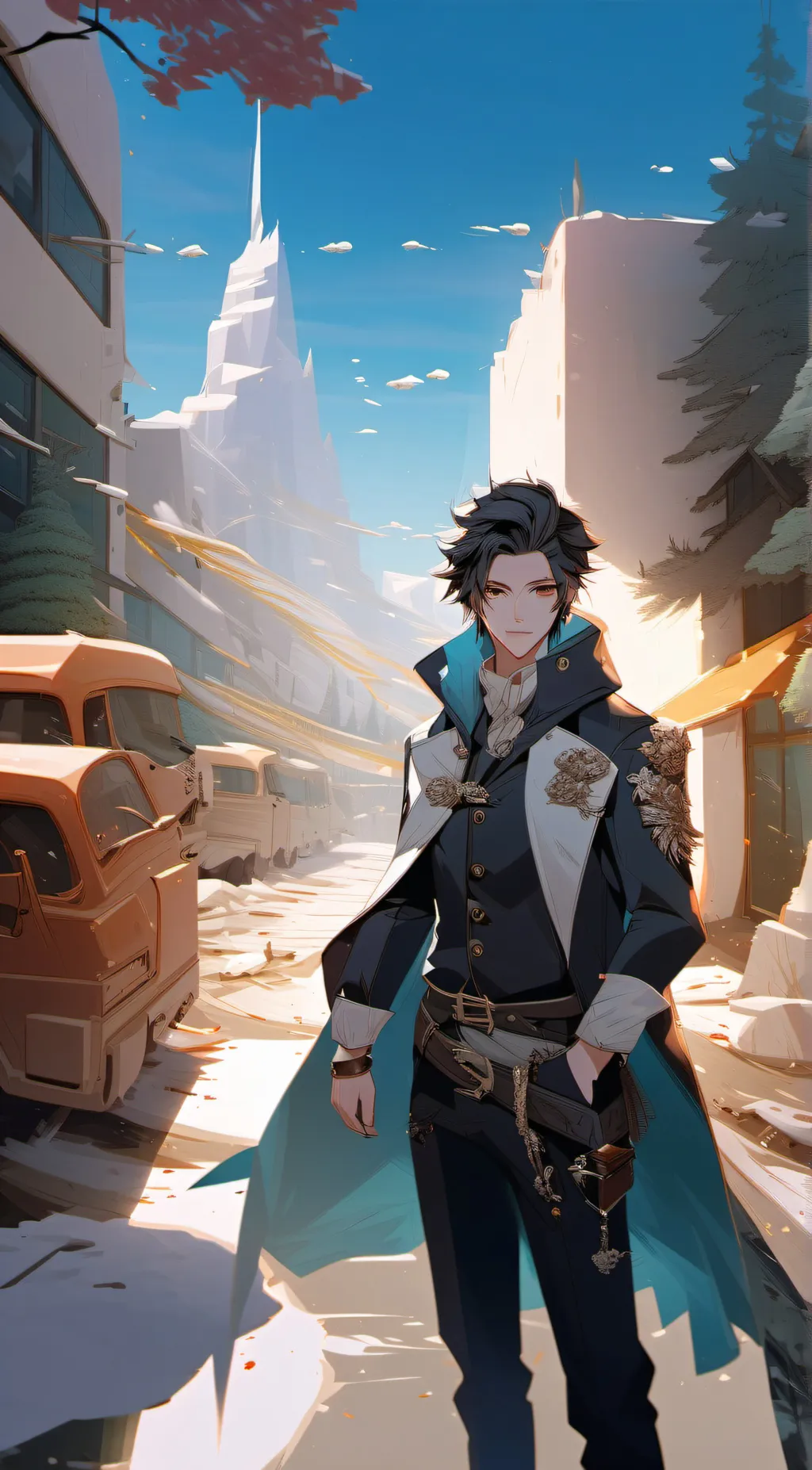 ai character: Leo background