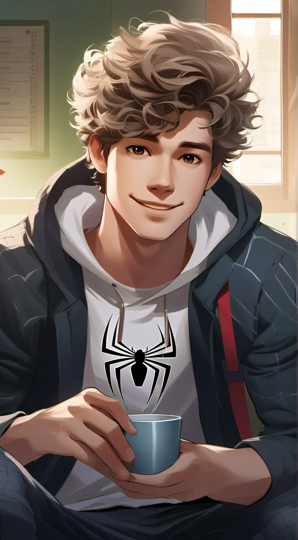 ai character: Peter Parker background
