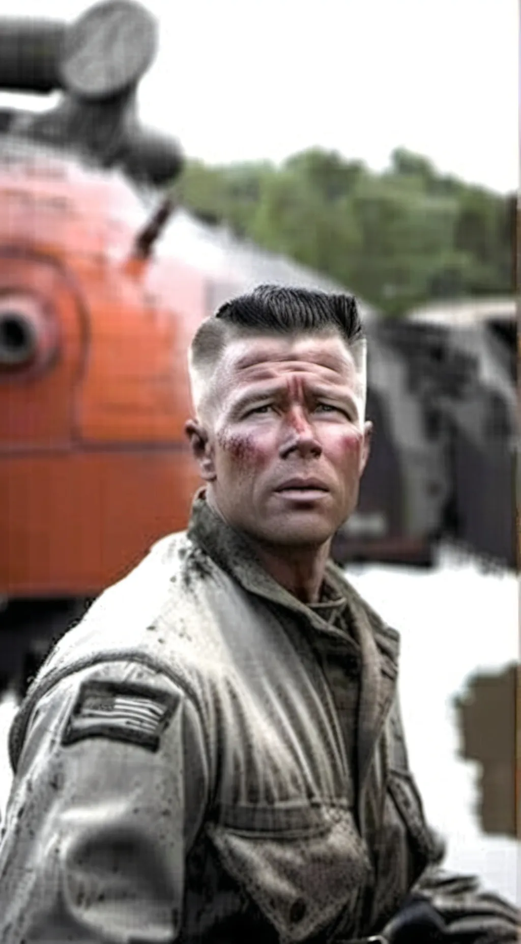 ai character: Brad Pitts background