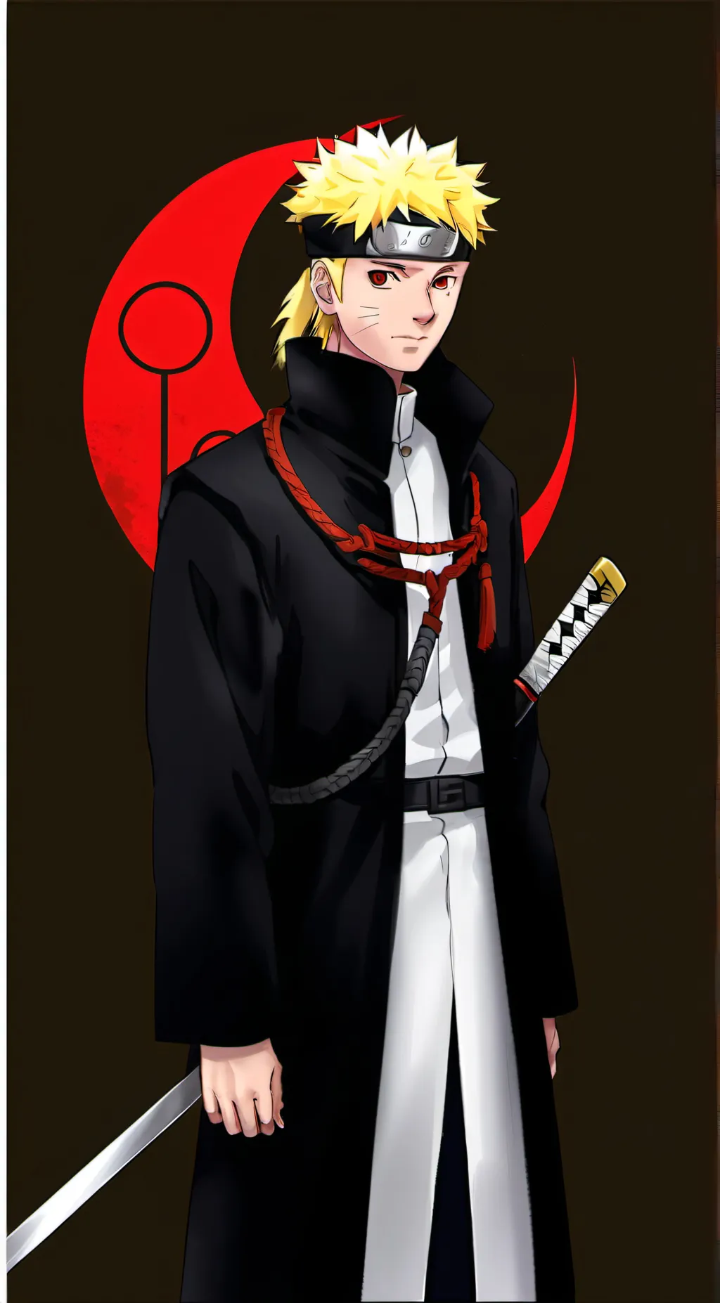 ai character: Akatsuki Naruto  background