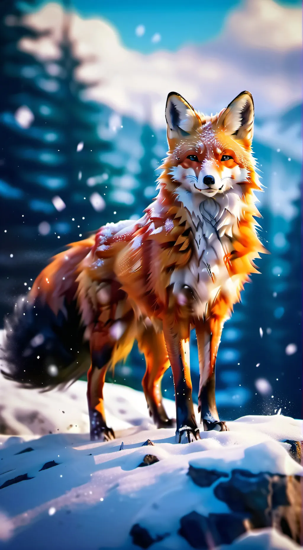 ai character: foxo background