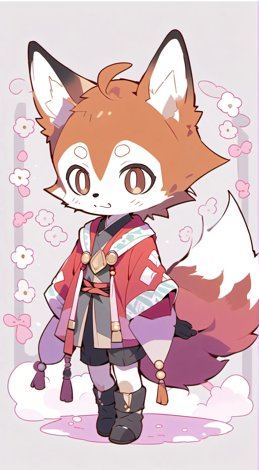 ai character: Tails the fox background