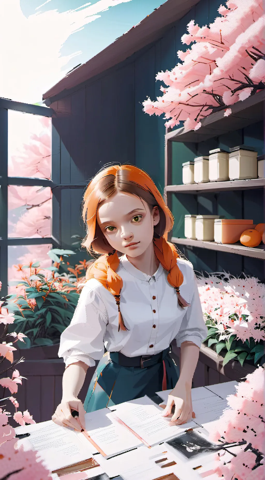 ai character: Mandy background