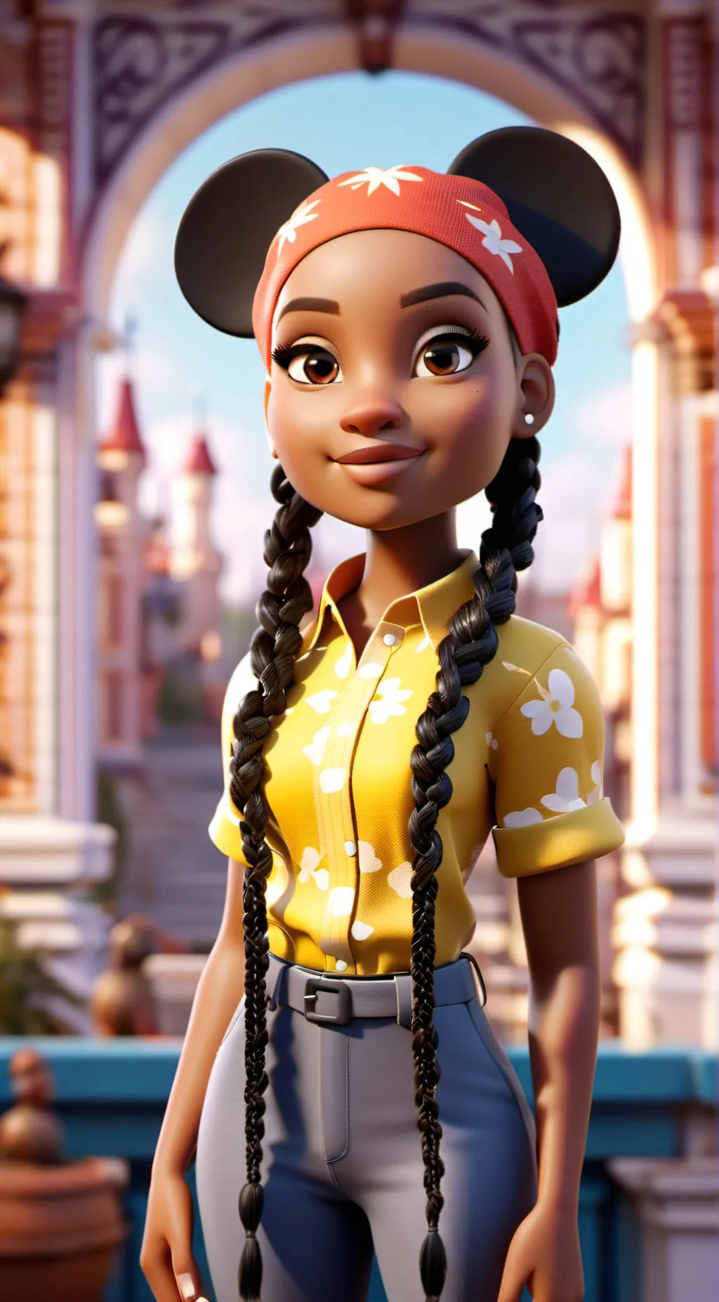 ai character: Jasmine background