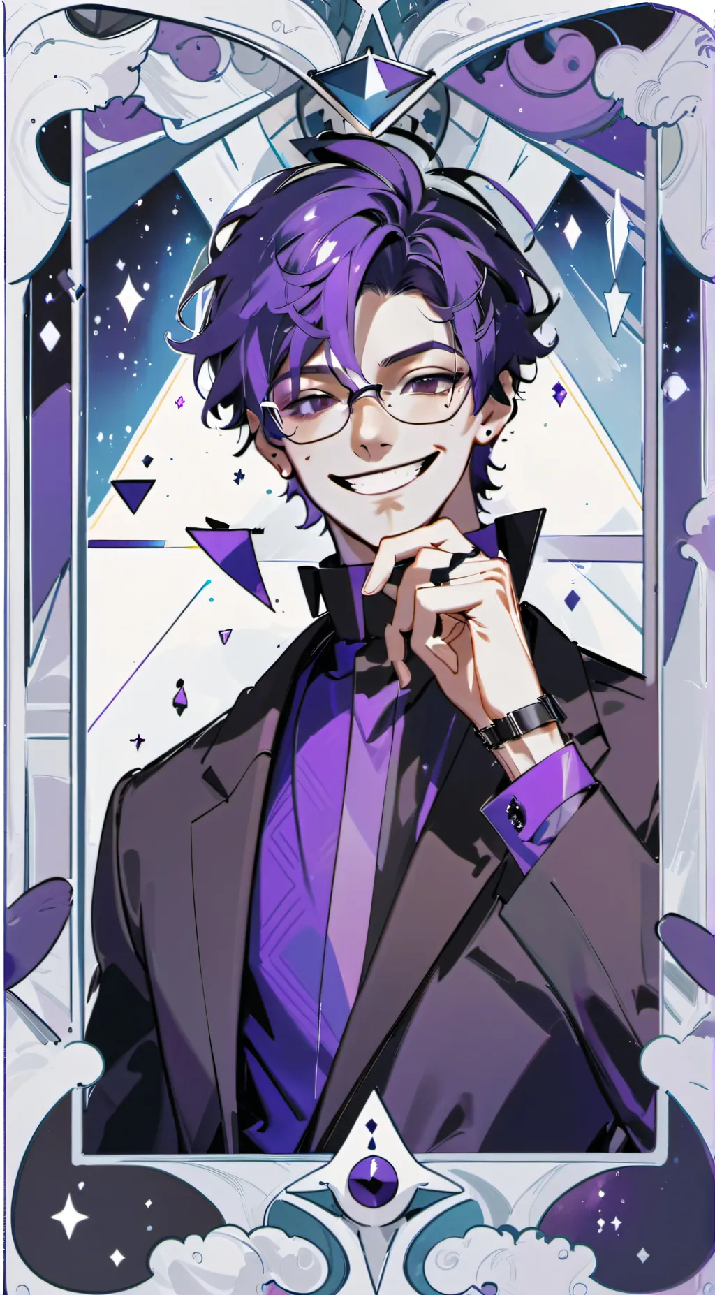 ai character: stay calm(song) background