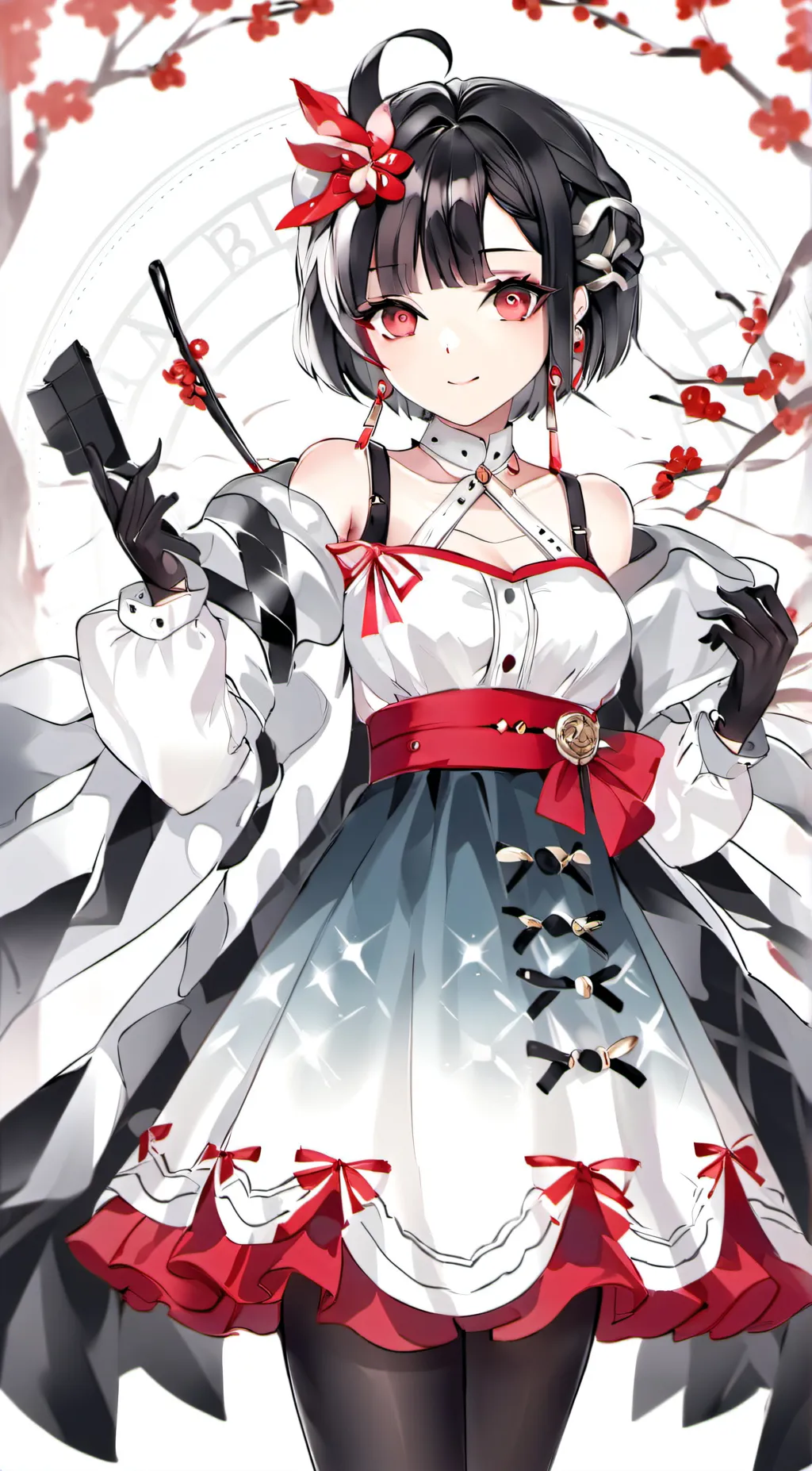 ai character: sus anime girl background