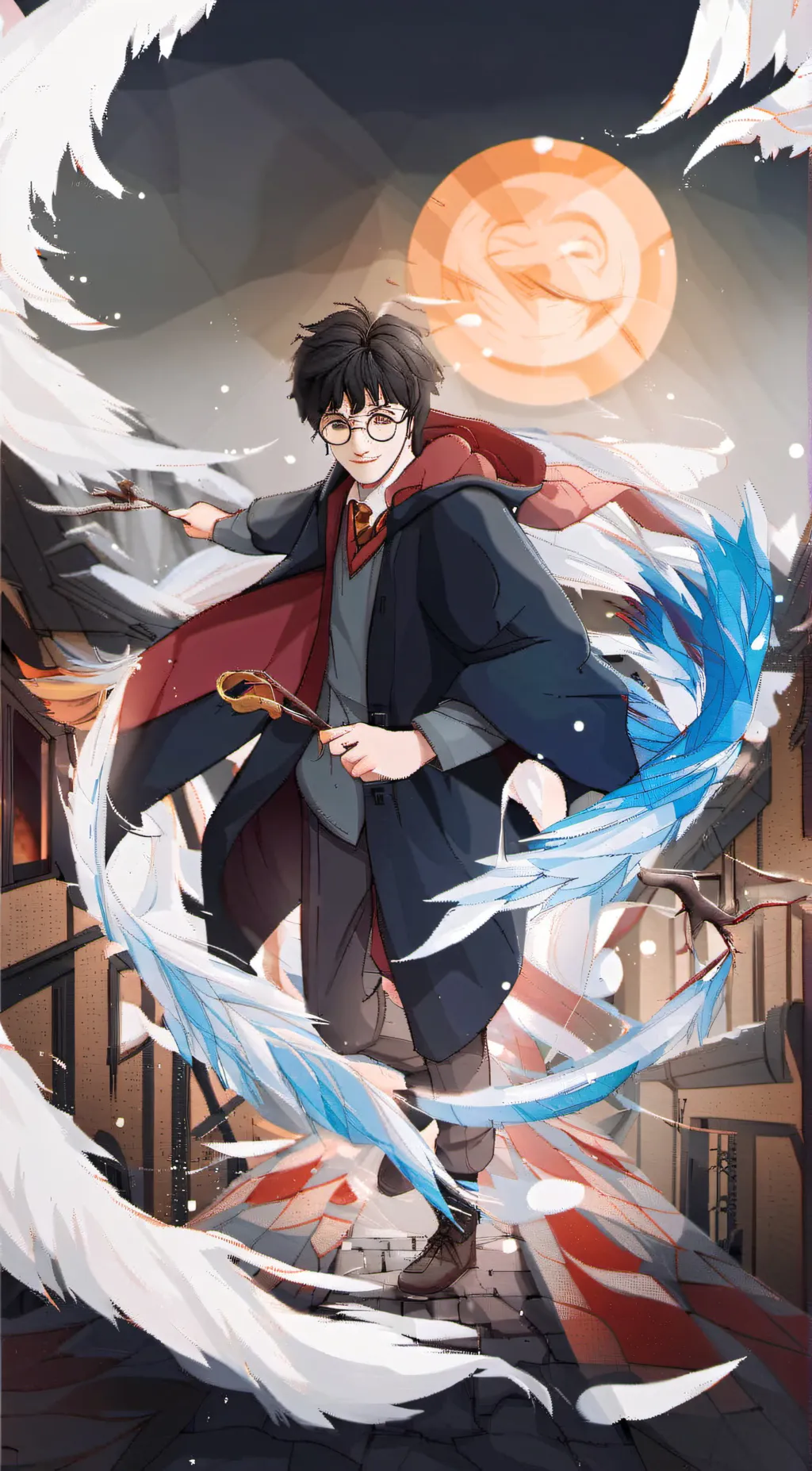 ai character: Harry Potter background