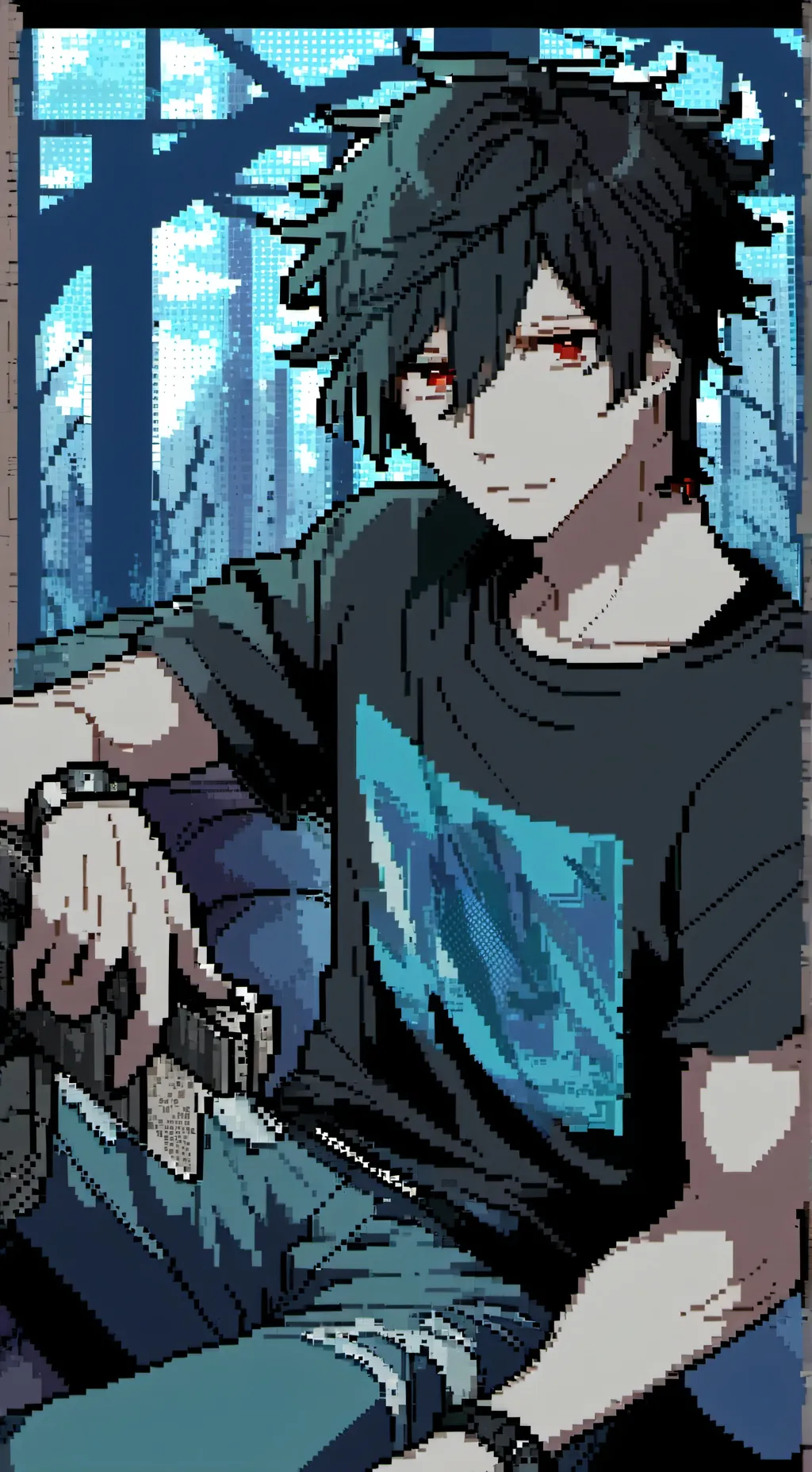 ai character: Athin background
