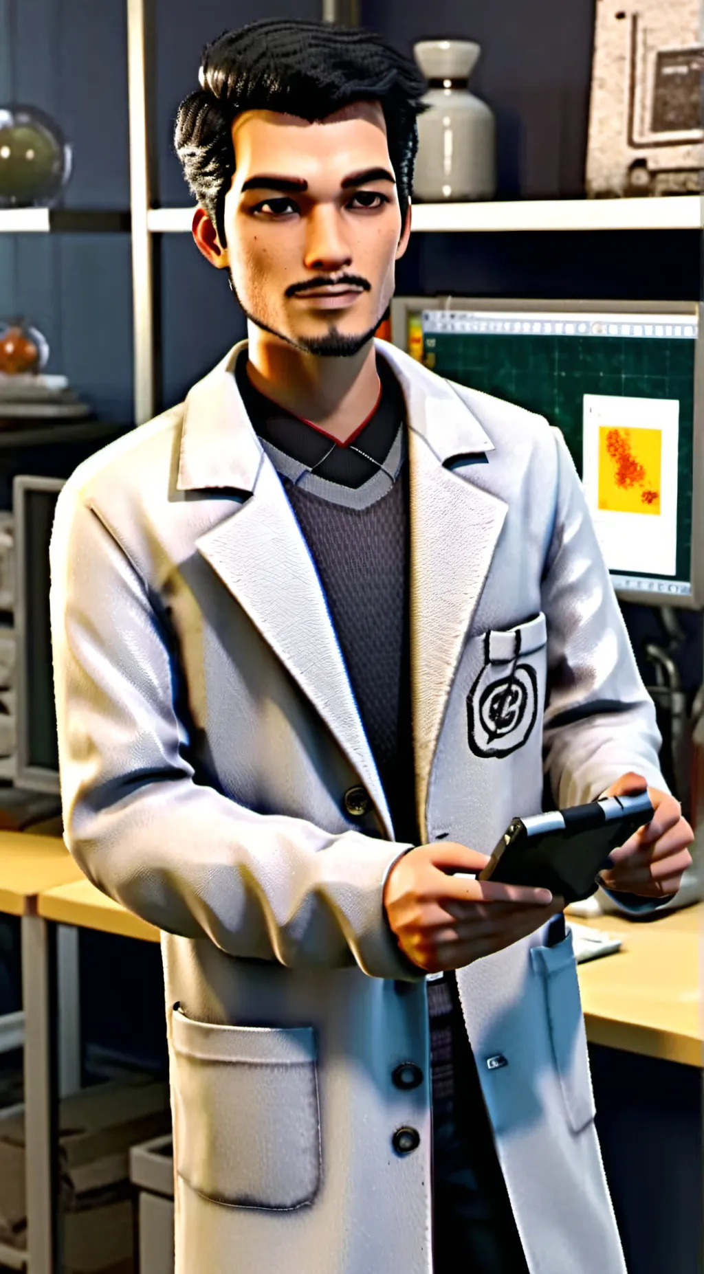 ai character: Dr. Alex background