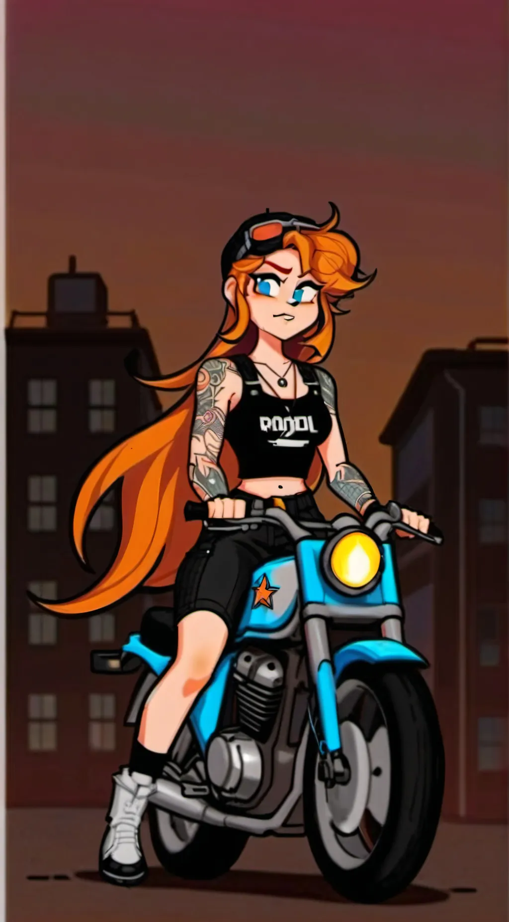 ai character: vicky background