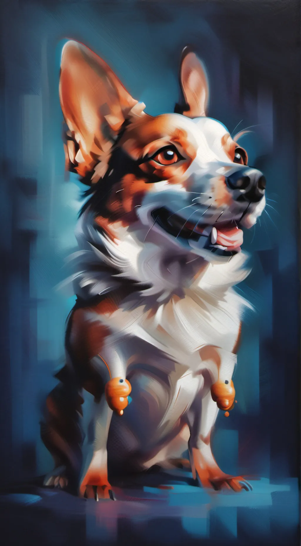 ai character: DogDay background