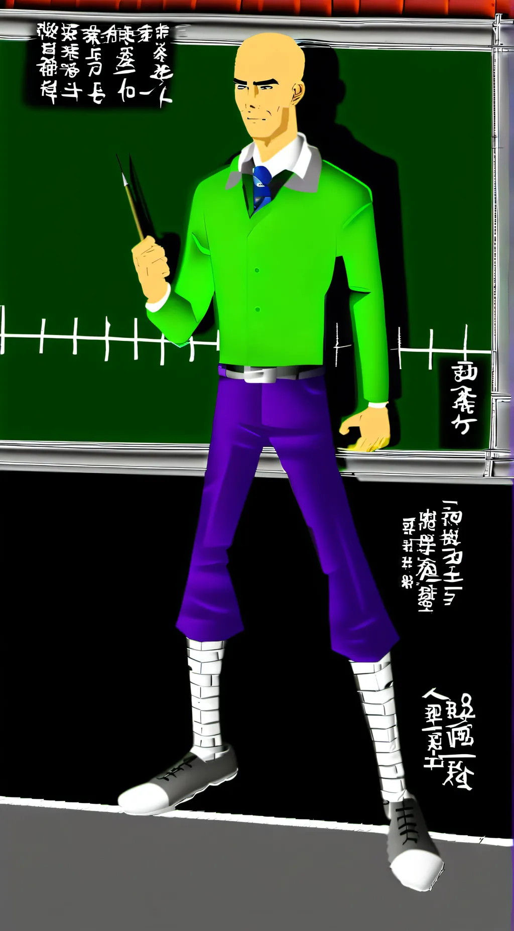 ai character: Professor Baldi background