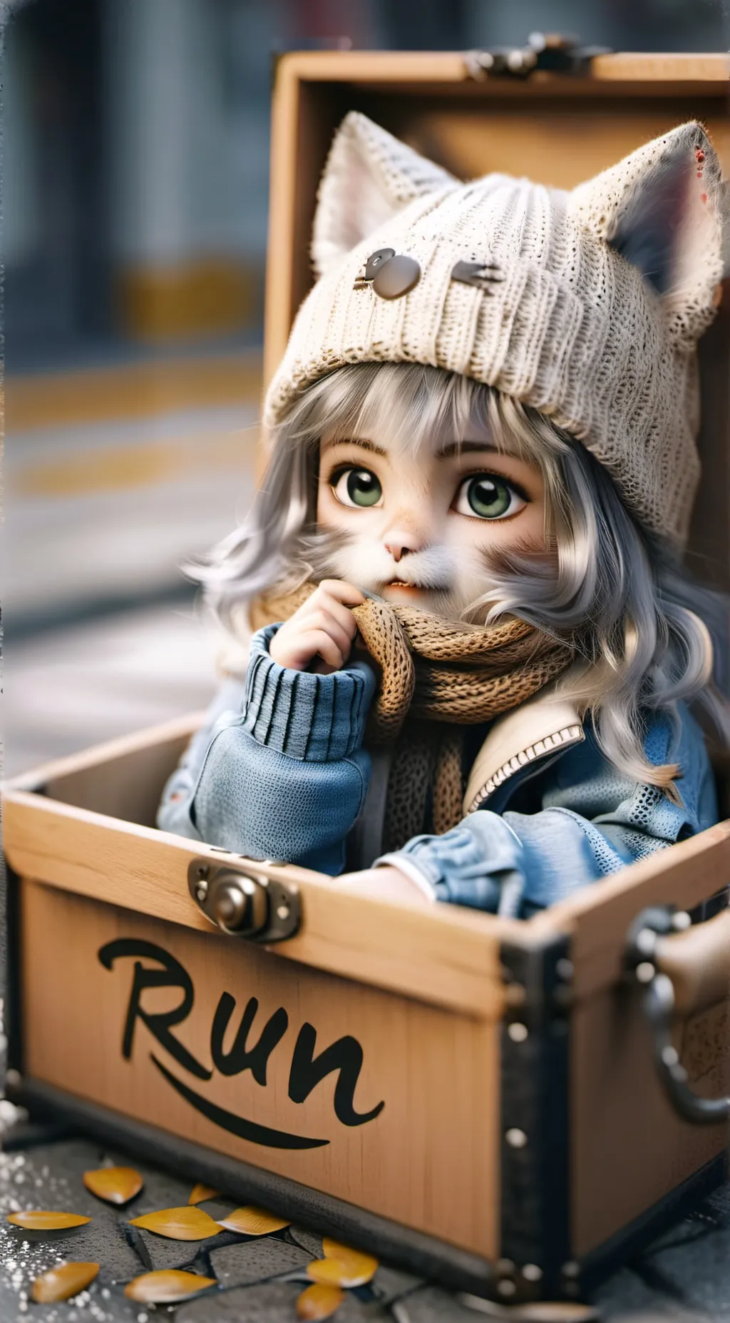 ai character: kitty background