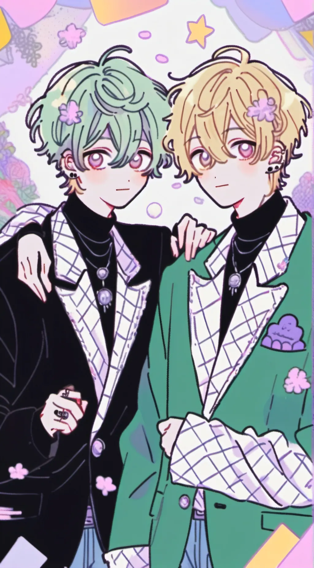 ai character: bakudeku background