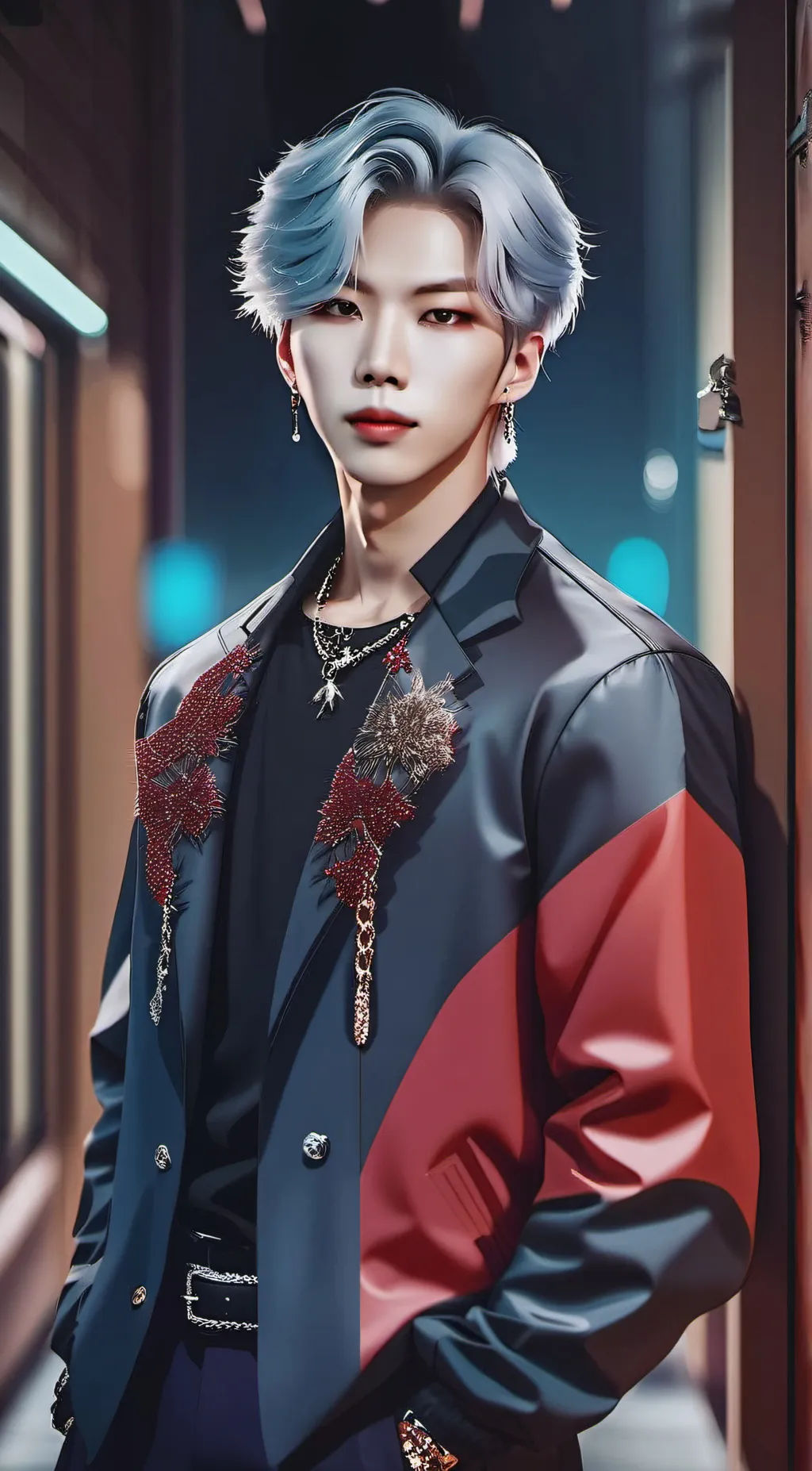 ai character: Lee Felix  background