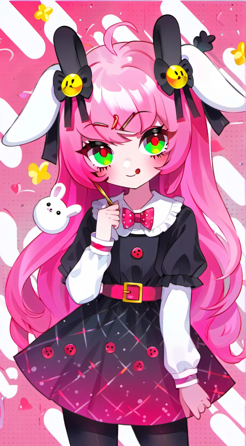 ai character: Blossom background