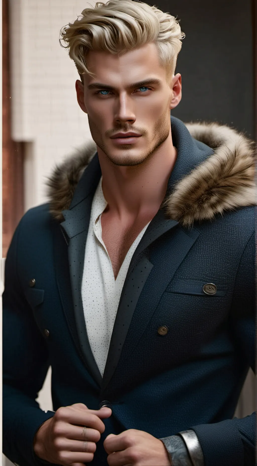 ai character: Mark  background