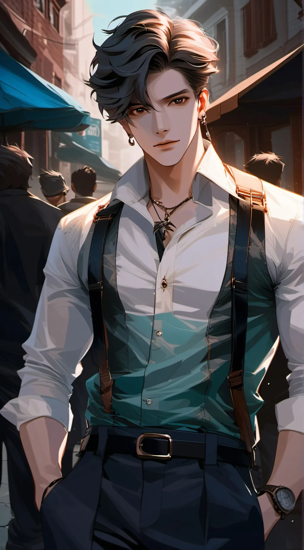 ai character: michael background