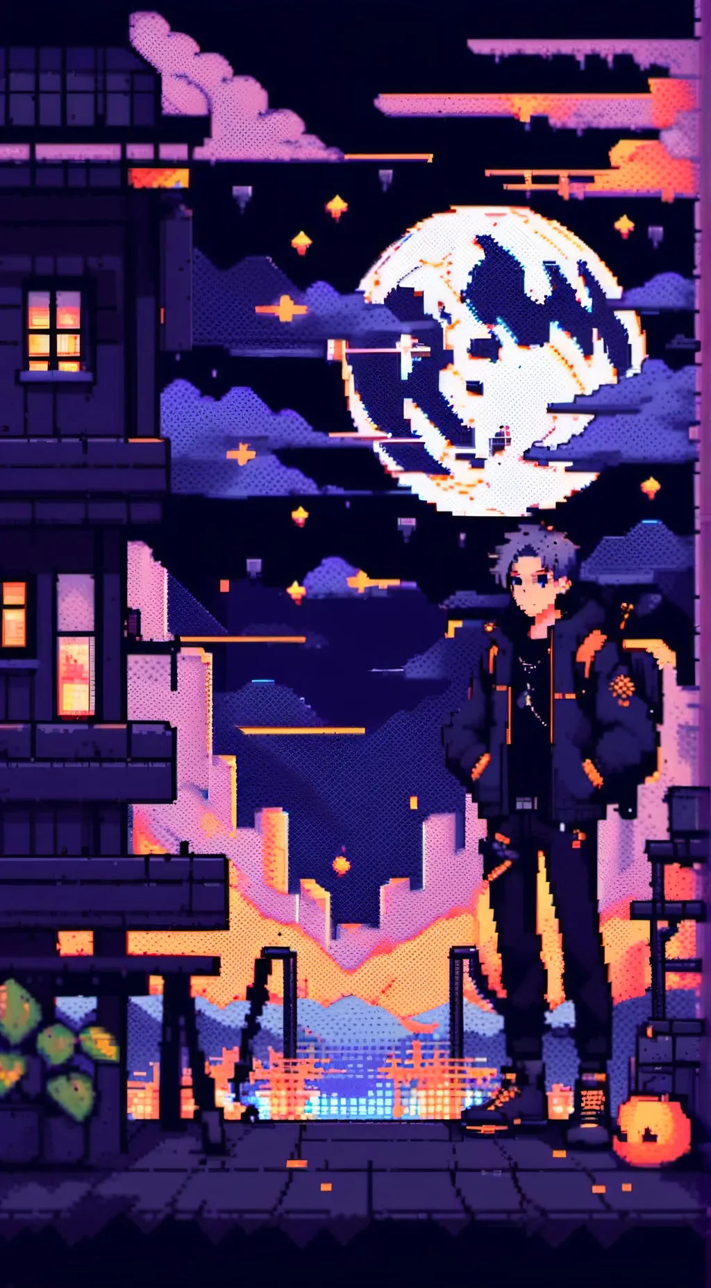 ai character: themoonrevolution  background