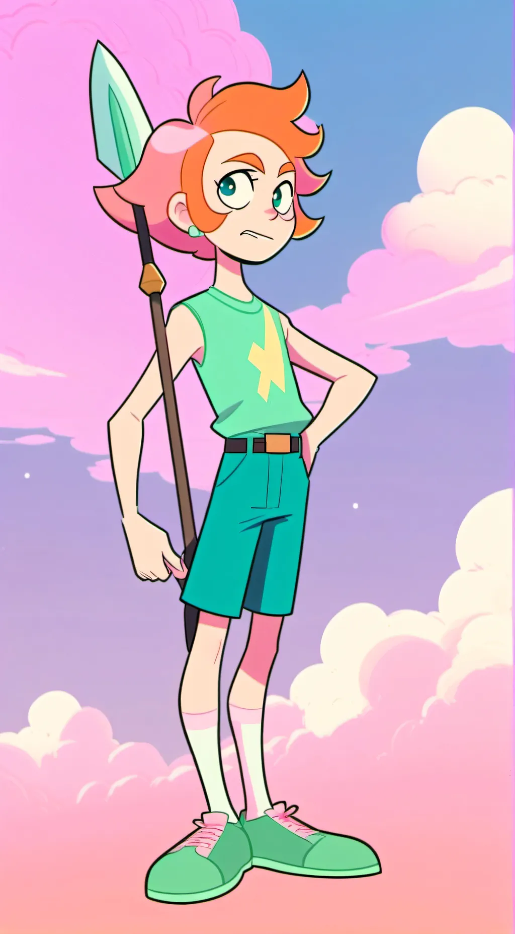 ai character: pearl background