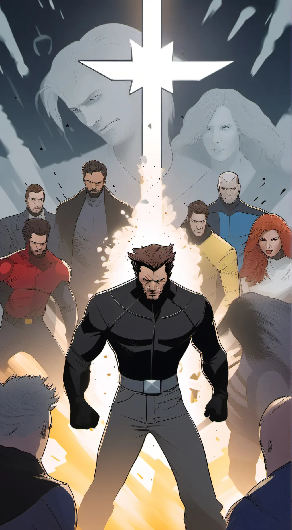 ai character: X-Men  background