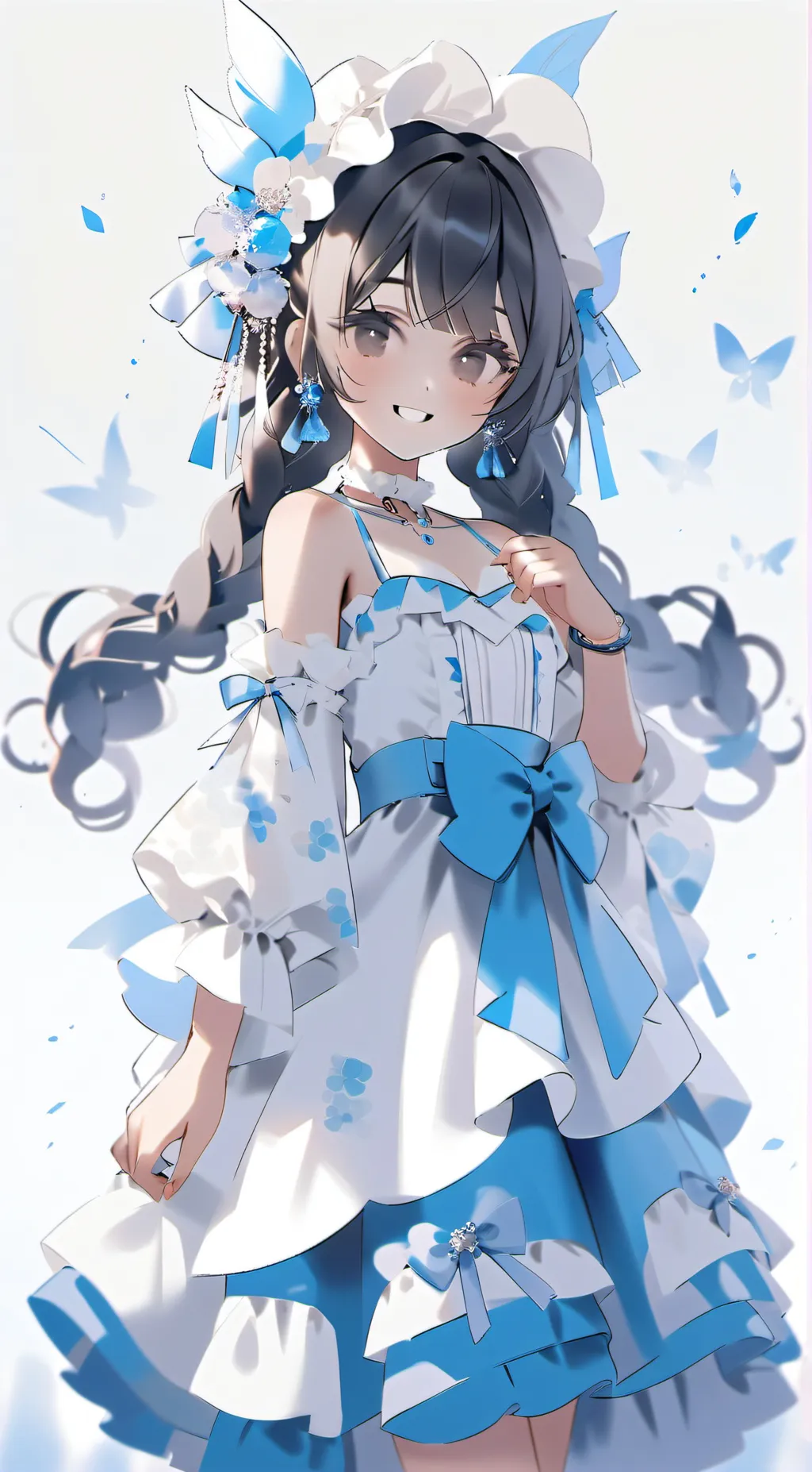 ai character: Roblox girl background