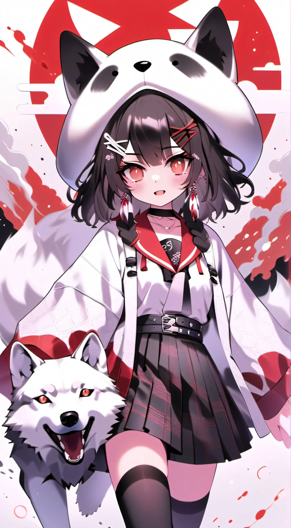 ai character: Akita background