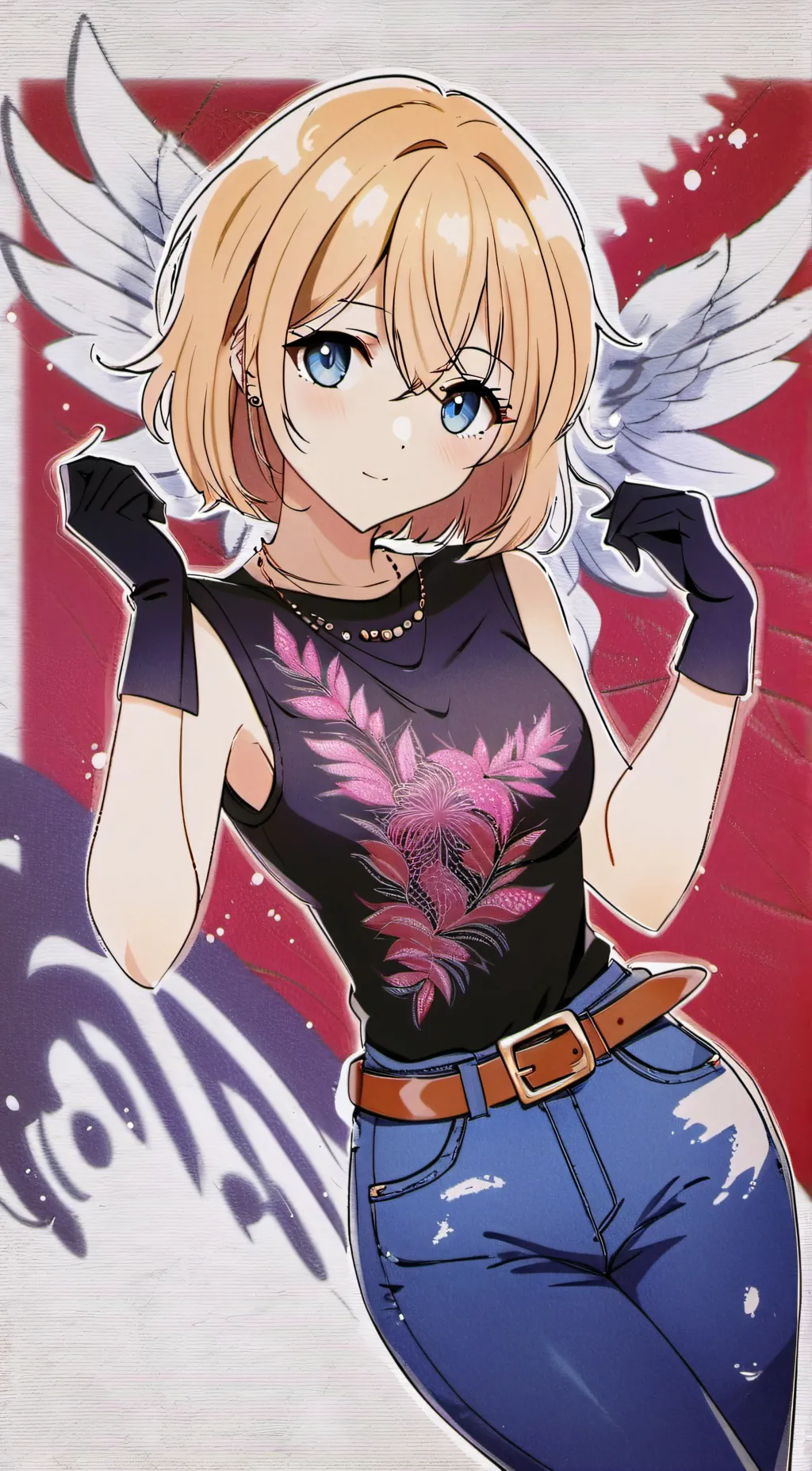 ai character: Akane  background