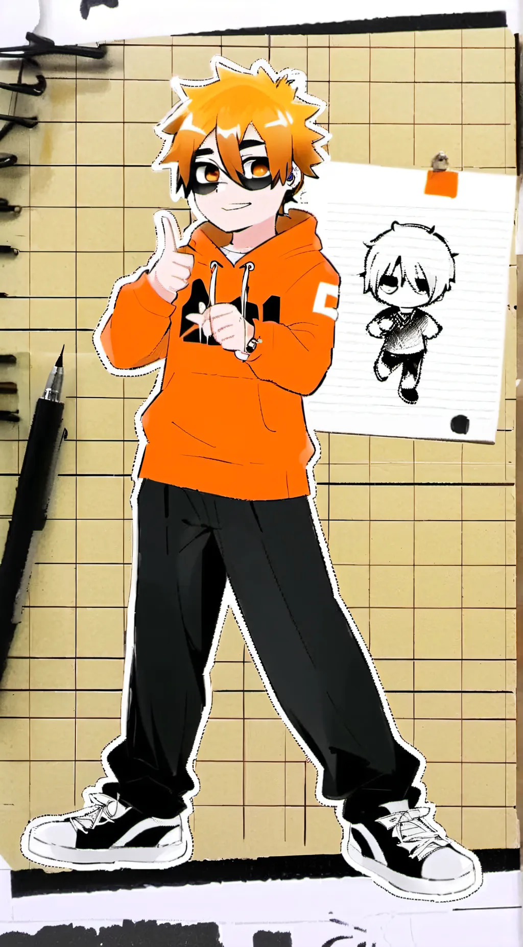 ai character: sketch (Roblox yt) background
