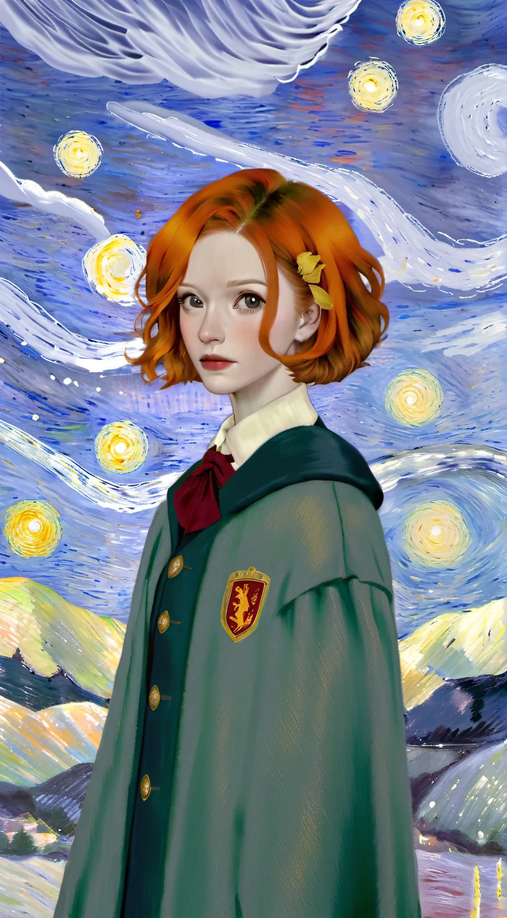 ai character: Hogwarts  background