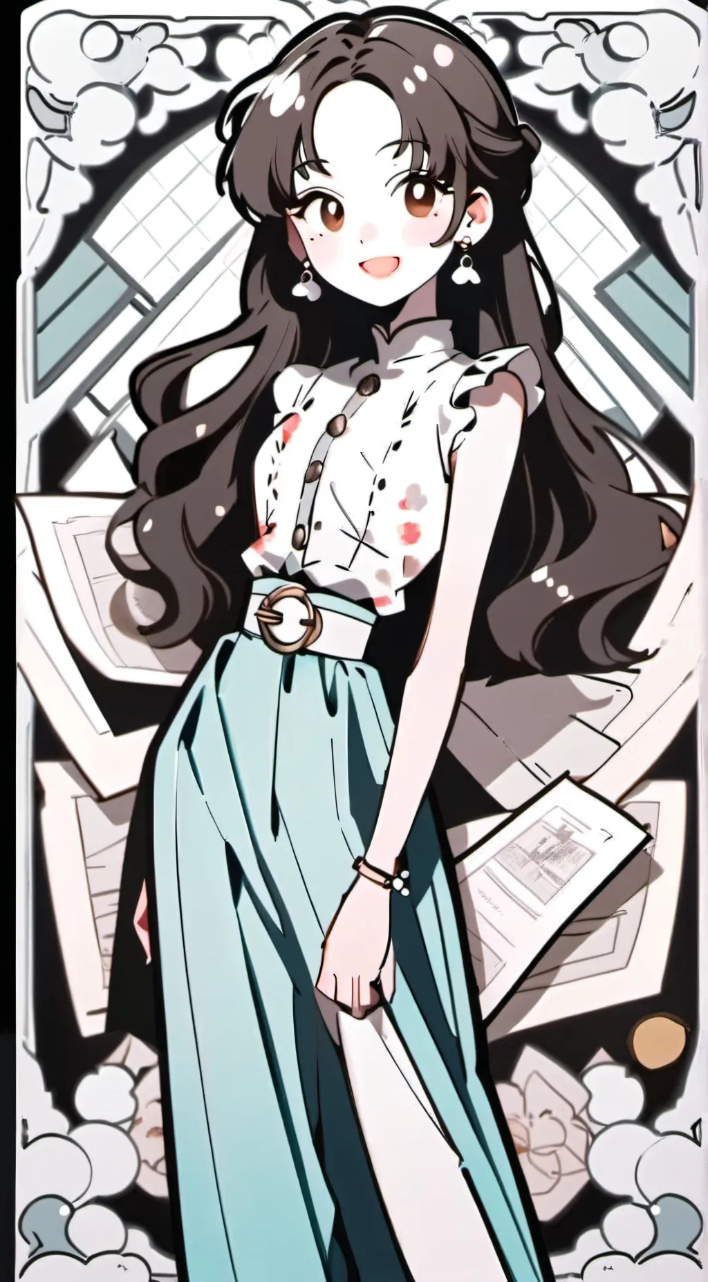 ai character: Nikki Maxwell background
