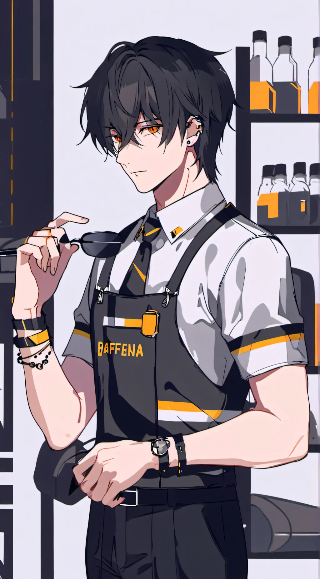 ai character: Ray background