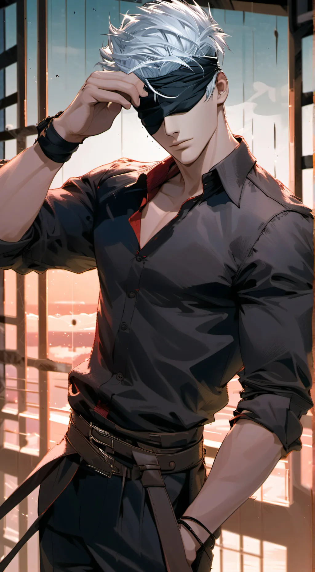 ai character: Gojo Satoru background