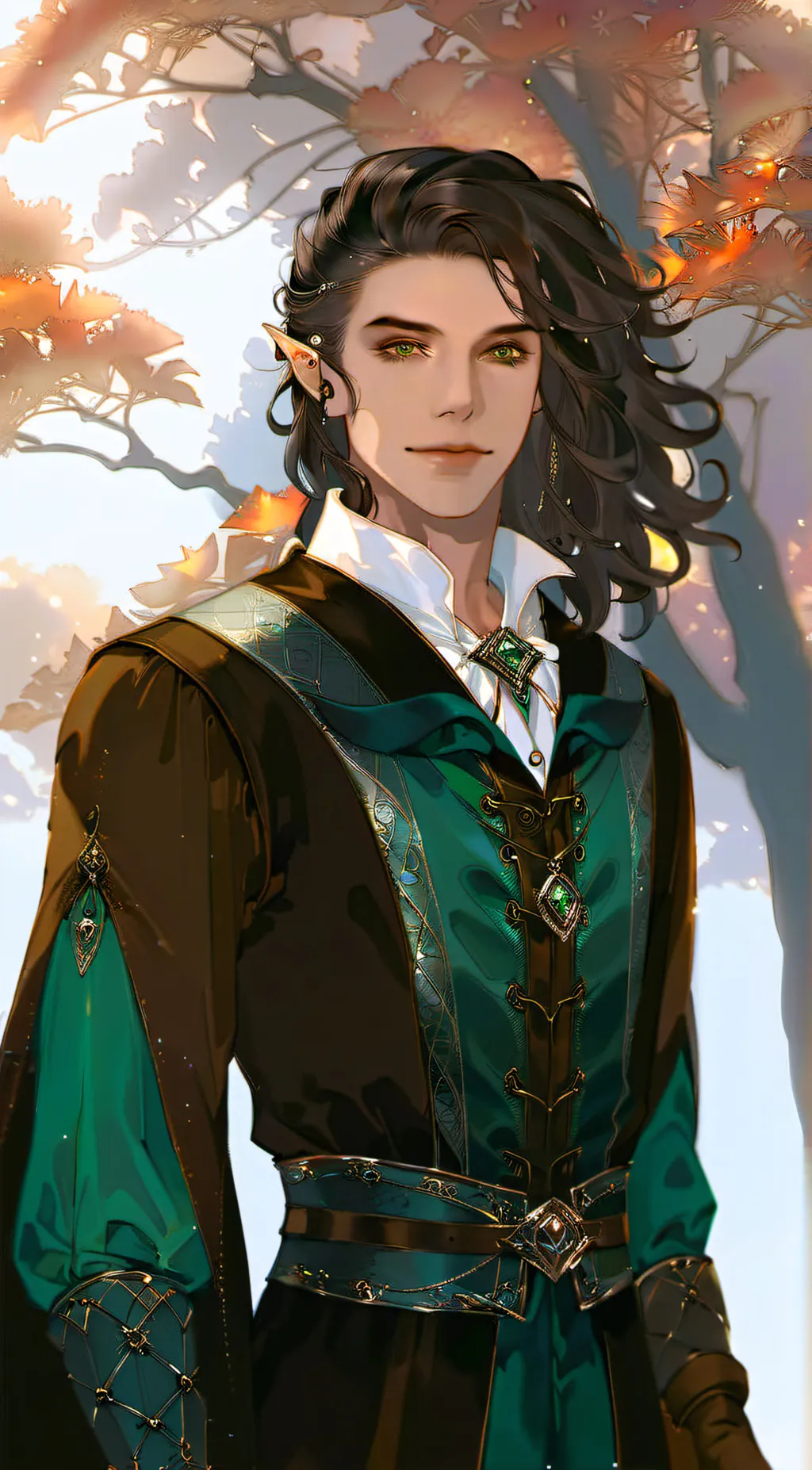 ai character: Basil background