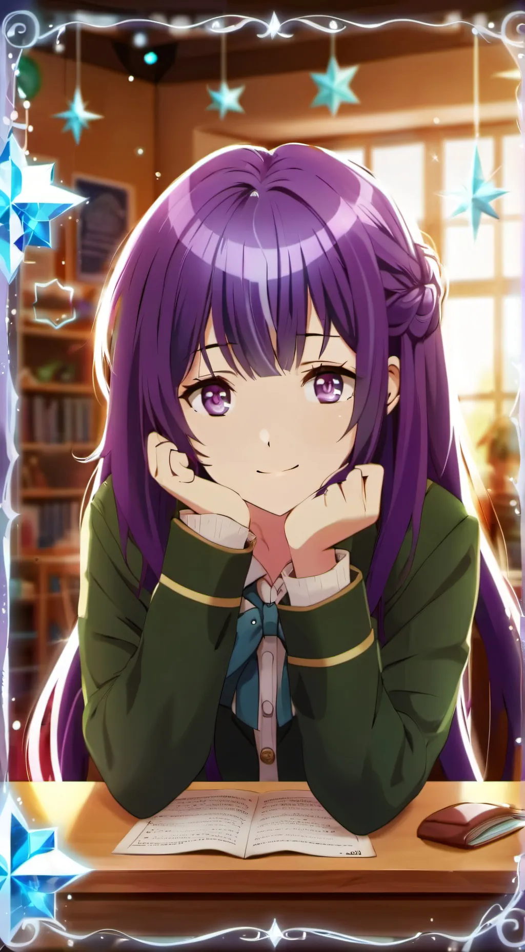 ai character: Hazel background