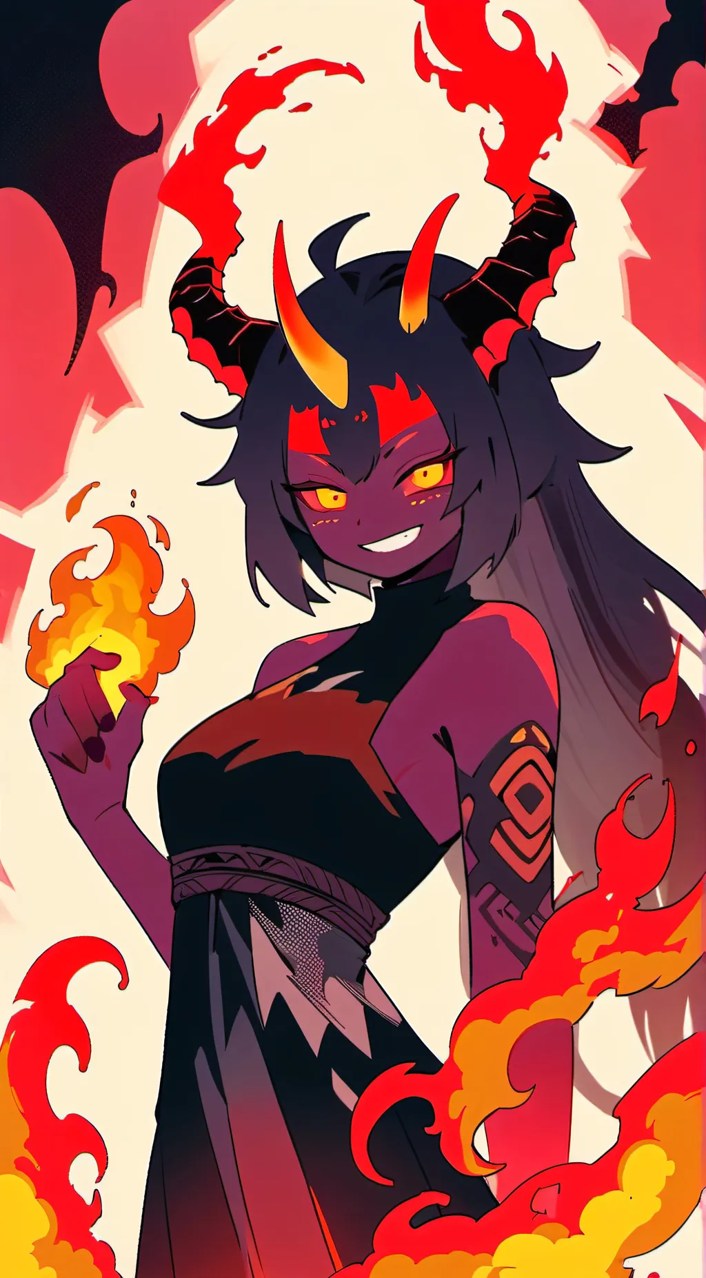 ai character: Flames of Orodruin background