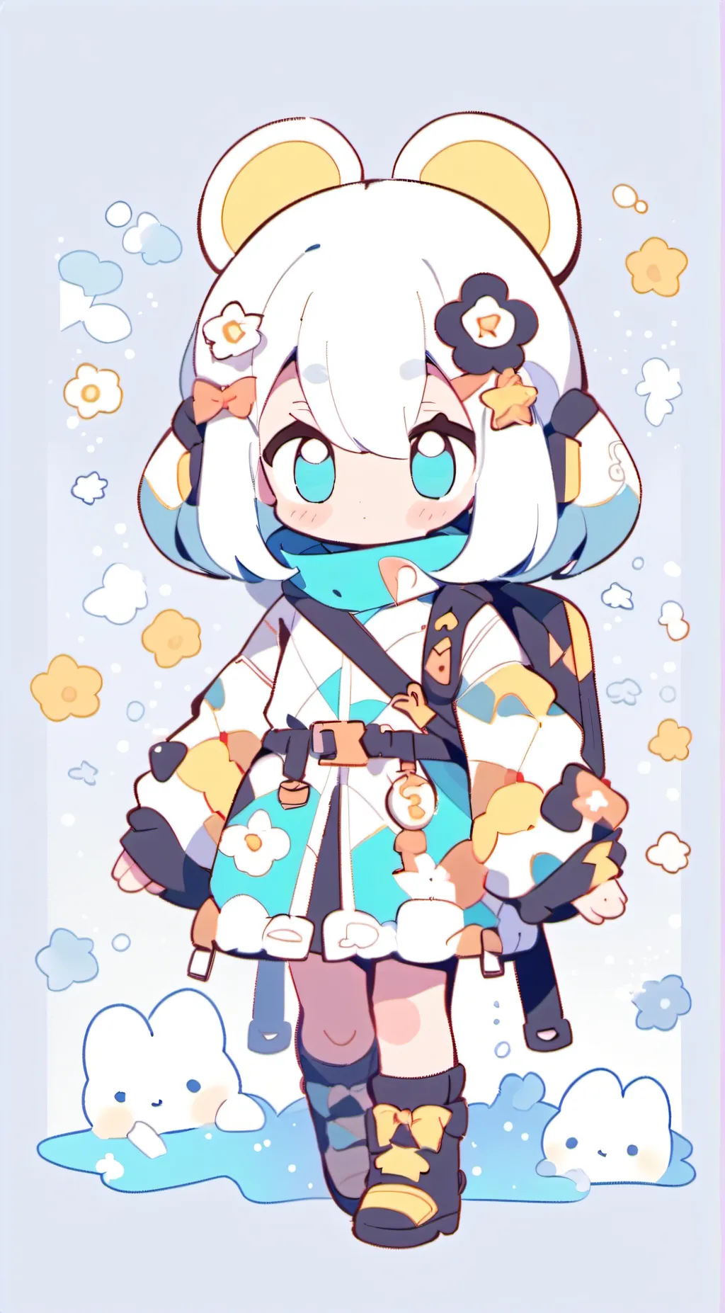 ai character: tini kit background