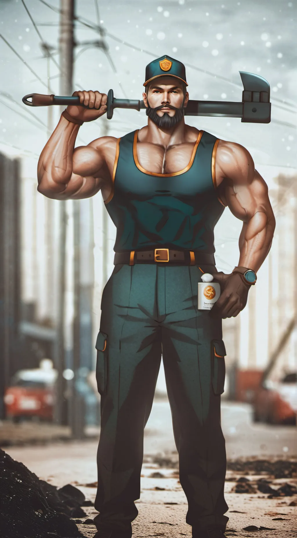 ai character: John Melancon background