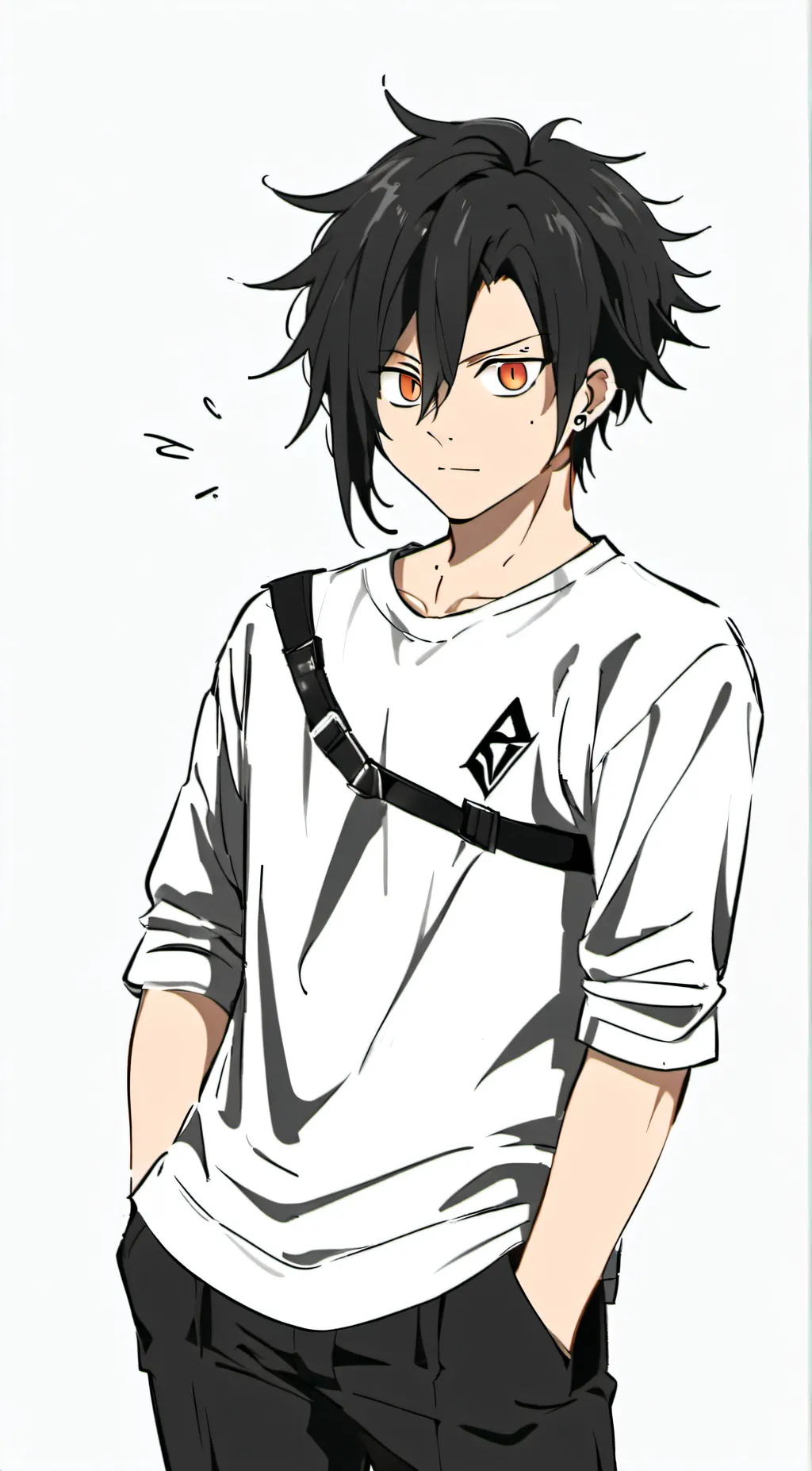 ai character: Ray (from TPN) background