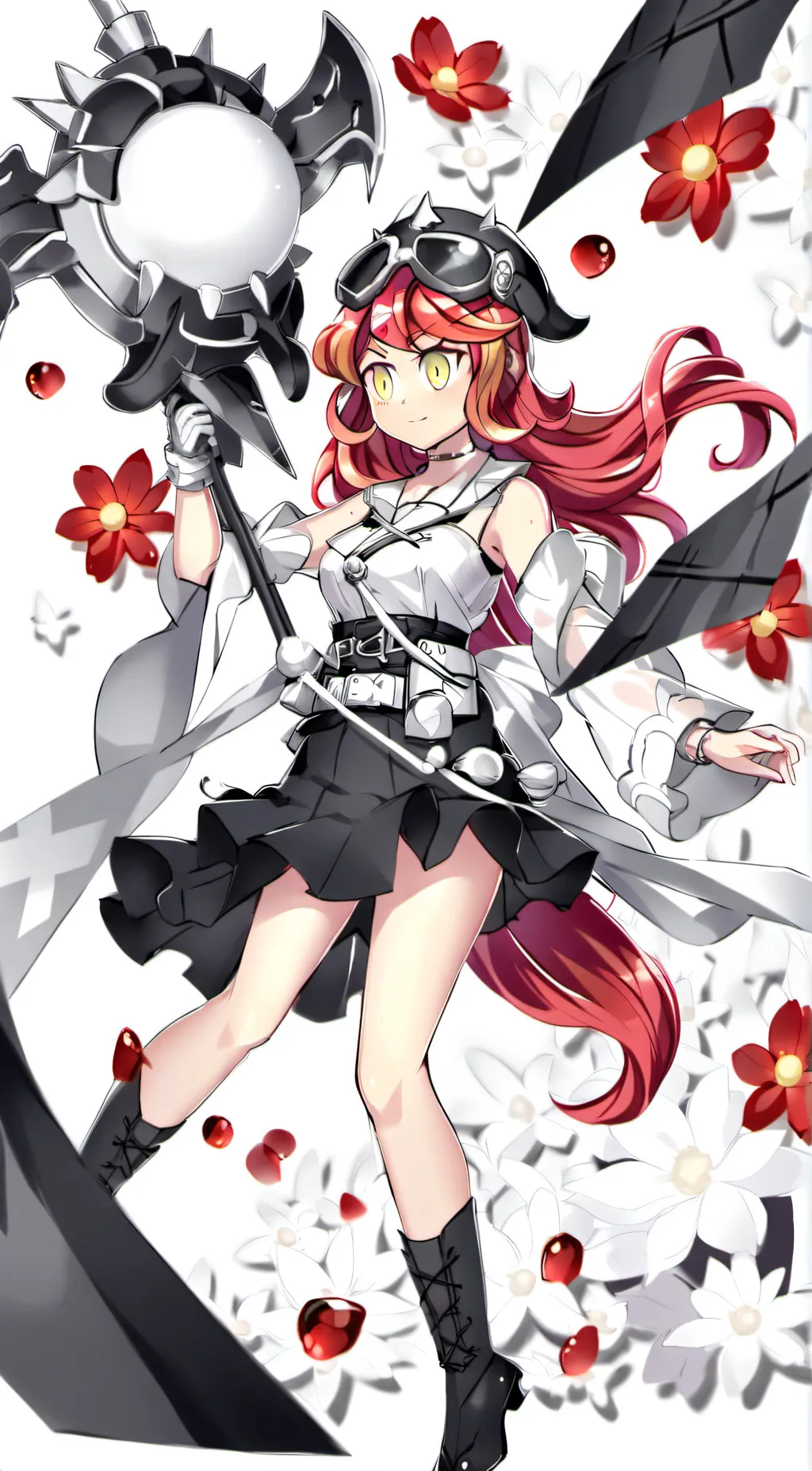 ai character: Sunset shimmer background