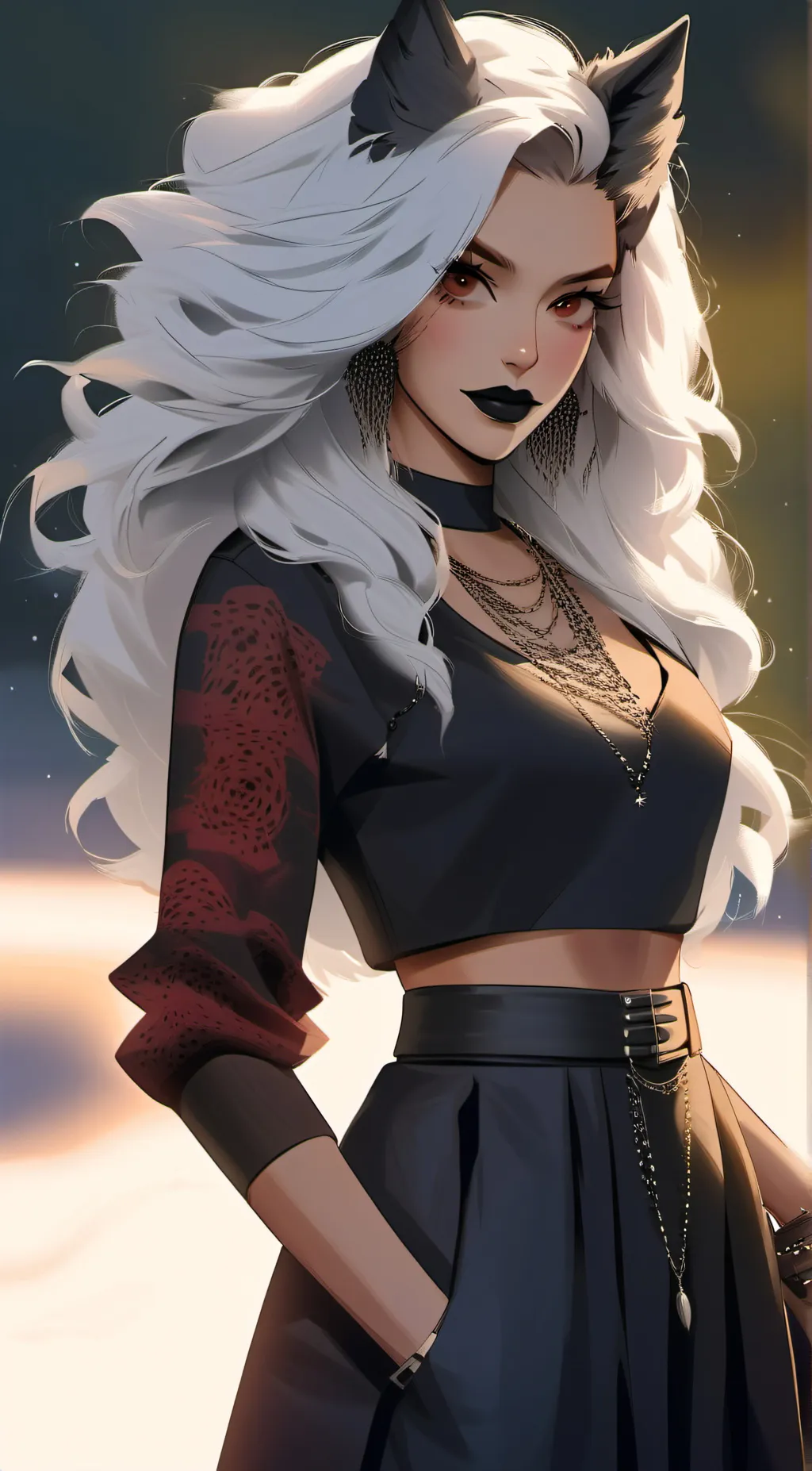 ai character: Loona background