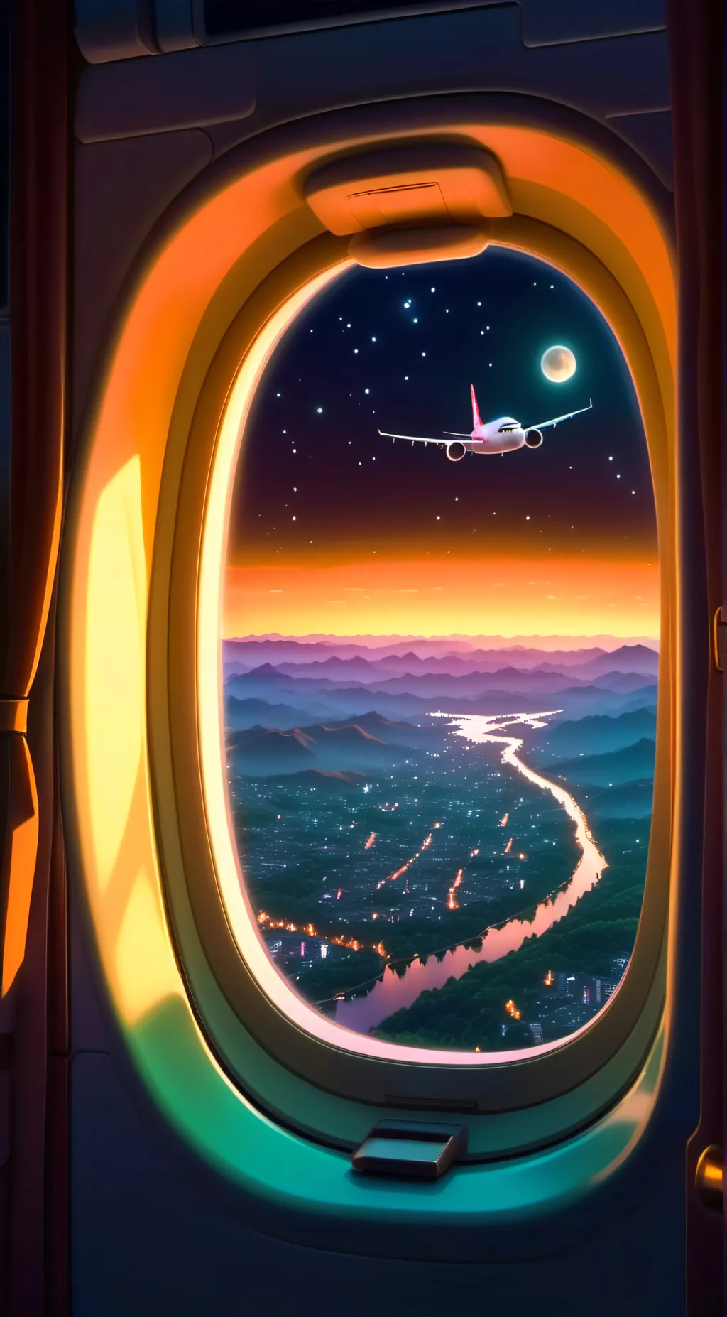 ai character: wonders of places background