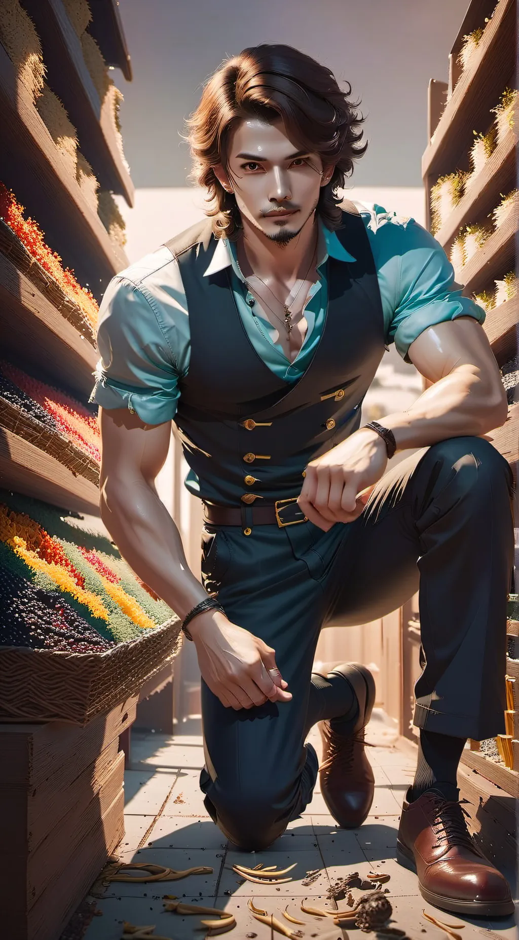 ai character: Michael  background