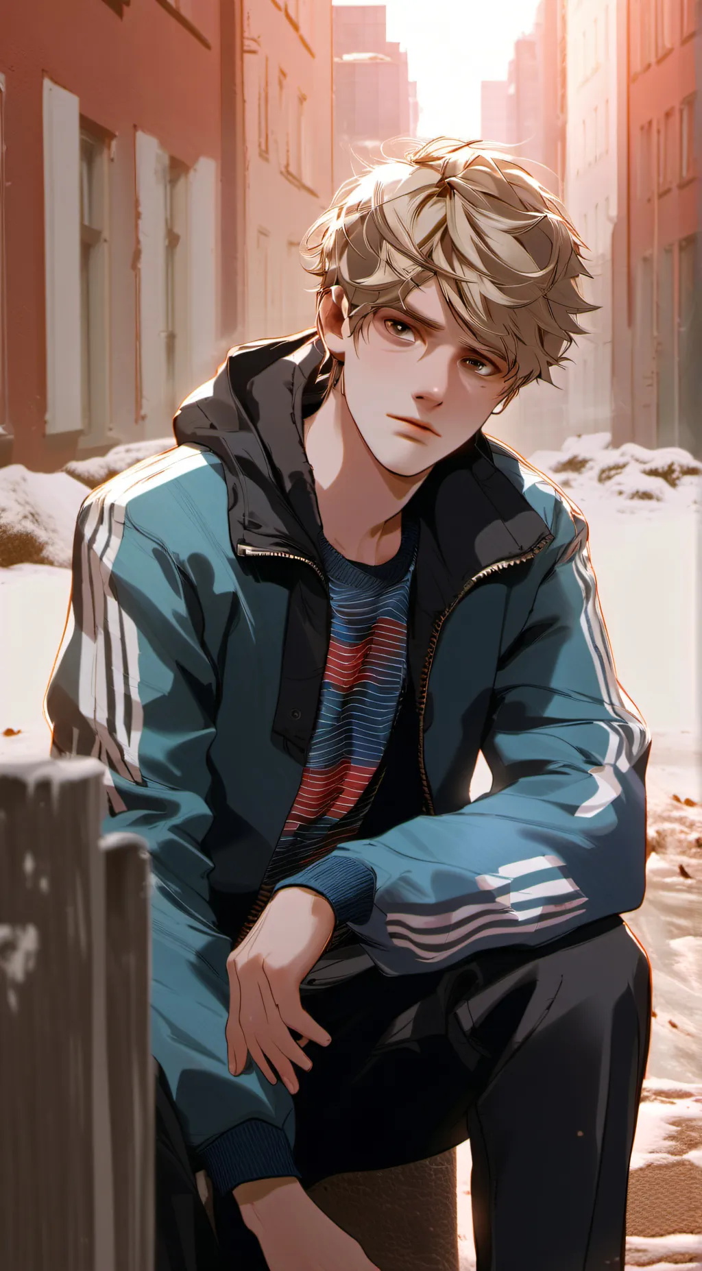 ai character: Sasha background