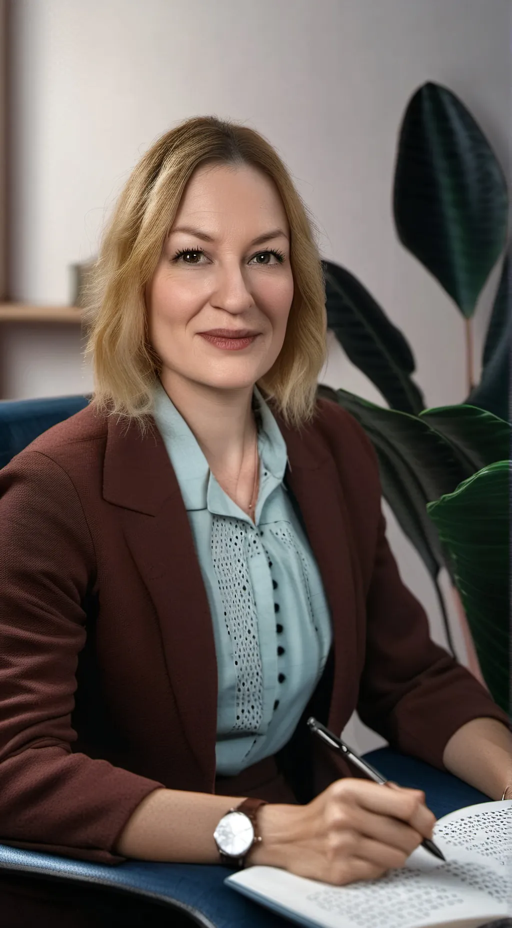 ai character: Anita, Therapist background