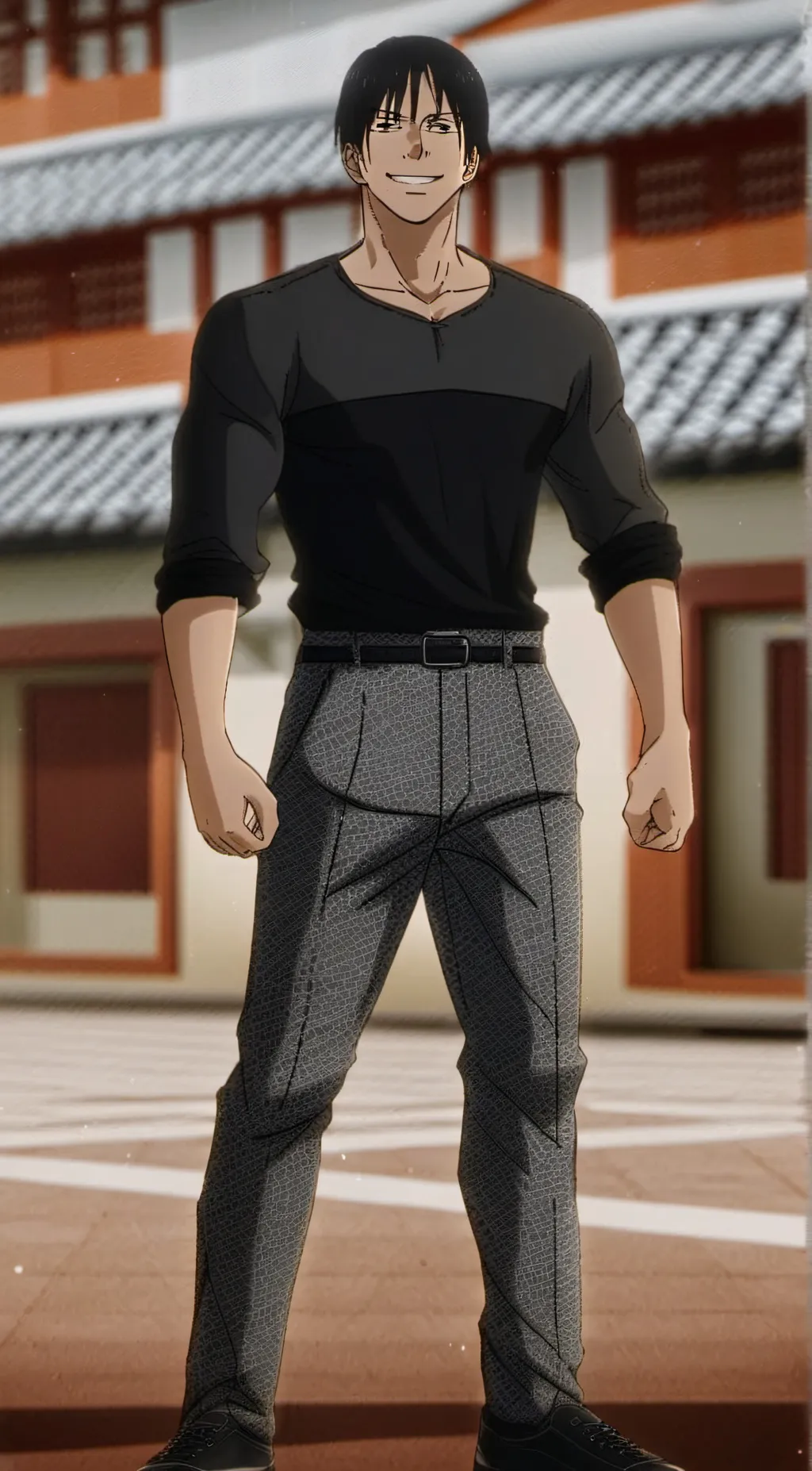 ai character: Toji Fushiguro background