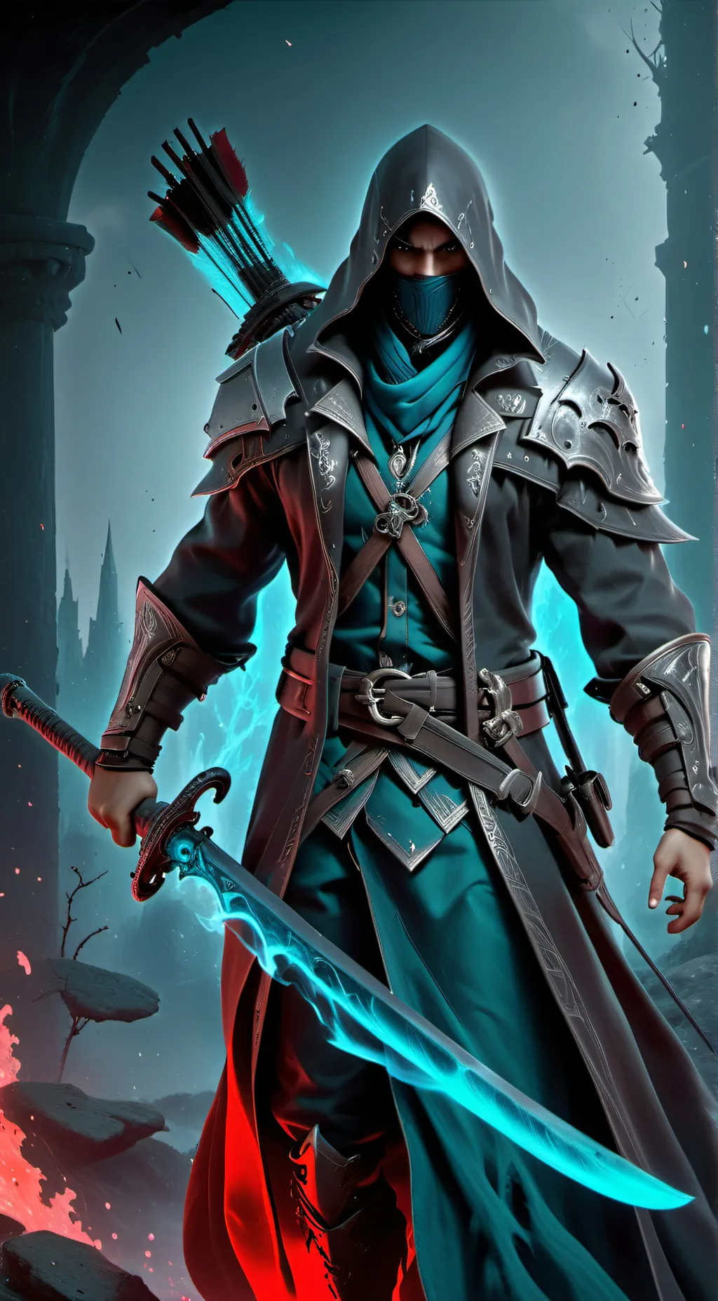 ai character: Archer background