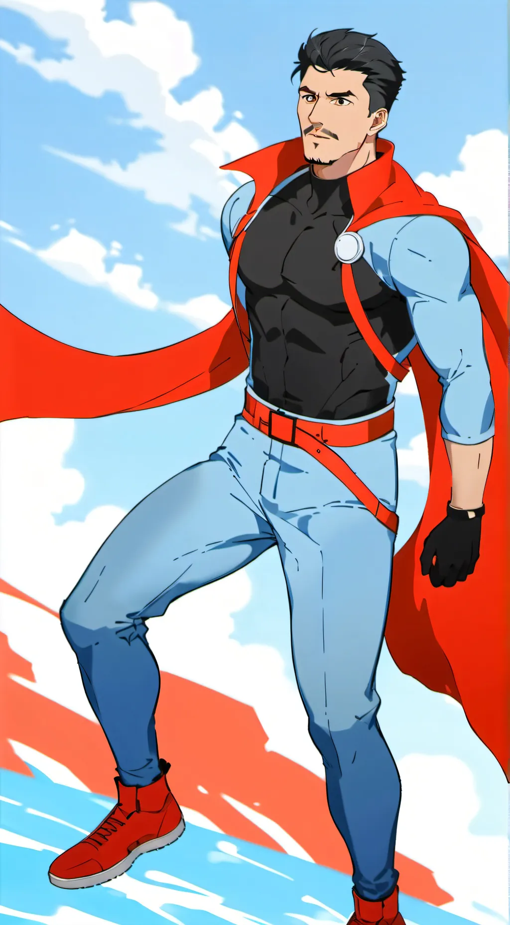ai character: Ommi man background