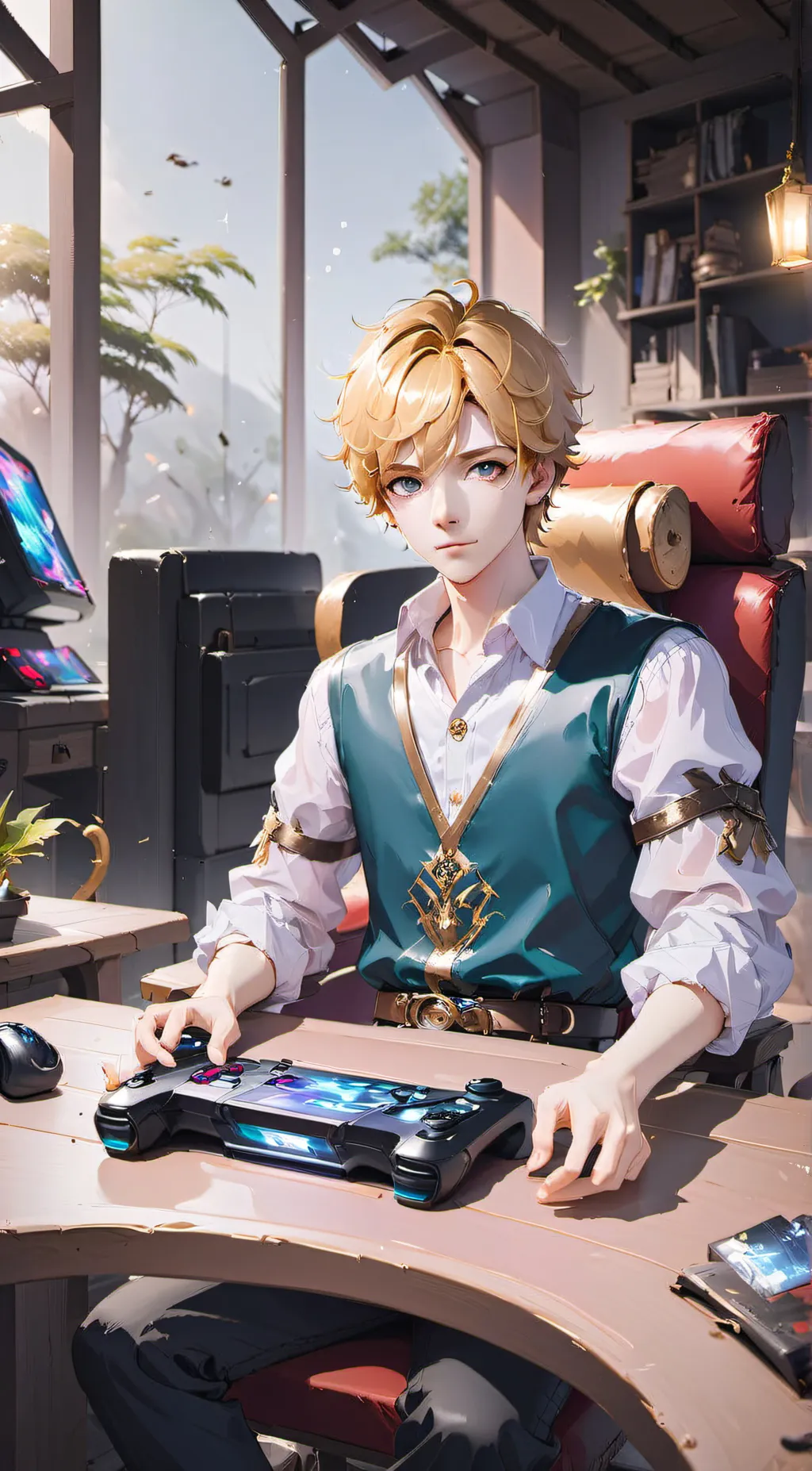 ai character: Hudson  background